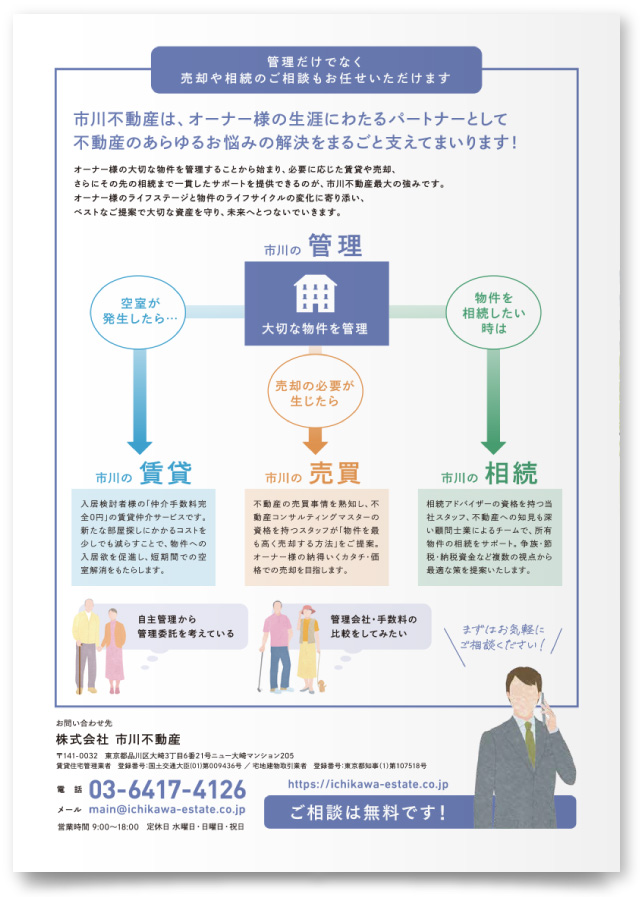 株式会社市川不動産様・パンフレット